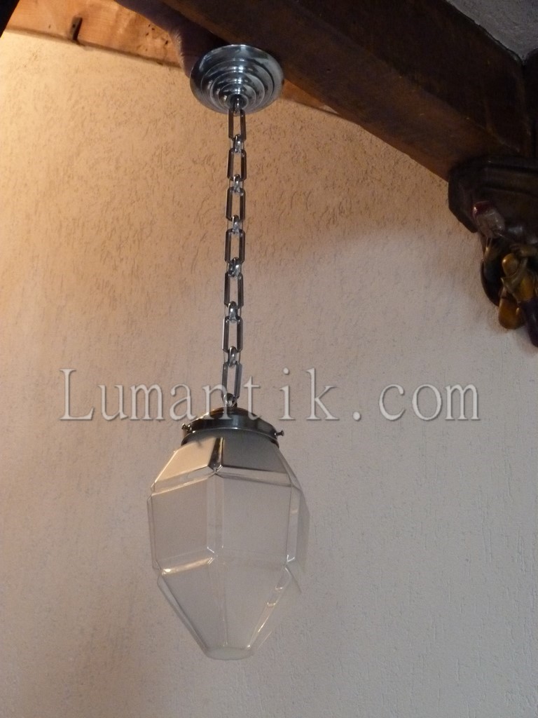 Supension chromé avec chaine