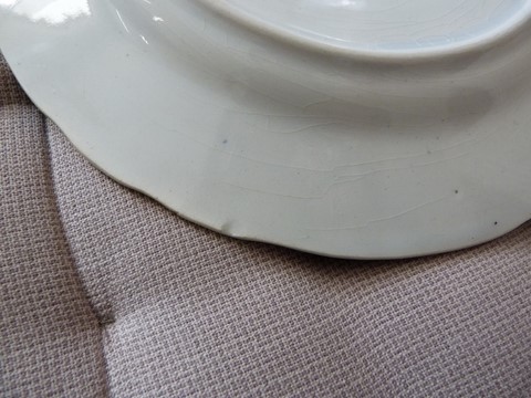 Lot 3 anciennes assiettes parlantes porcelaine Gien