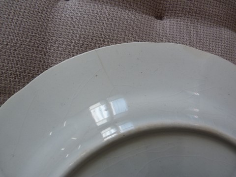 Lot 3 anciennes assiettes parlantes porcelaine Gien