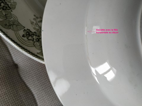 Assiettes creuses lot 2 Moulin des Loups Violetta