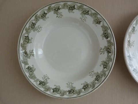 Assiettes creuses lot 2 Moulin des Loups Violetta