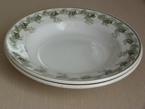 Assiettes creuses lot 2 Moulin des Loups Violetta