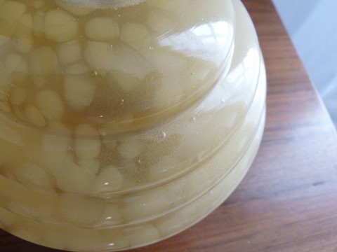 Globes anciens mouchetés clichy lot 3