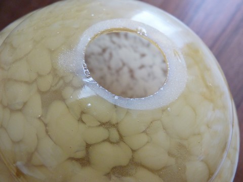 Globes anciens mouchetés clichy lot 3