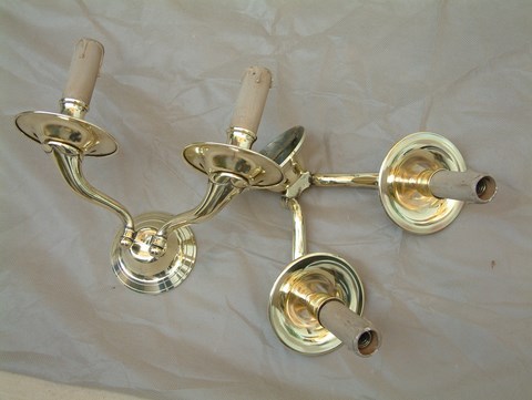 paire d'appliques style bougeoir