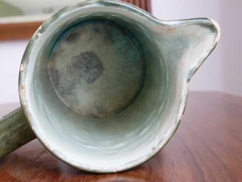 Pichet à eau art nouveau marque papillon LG Vierzon