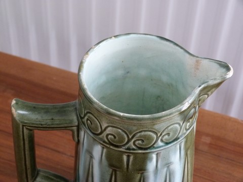 Pichet à eau art nouveau marque papillon LG Vierzon