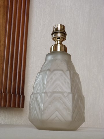 Lampe en verre