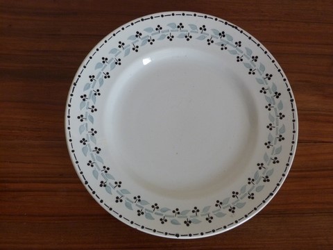 Plat à gâteau serviteur porte mendiants Moulin des Loups Orchies Trèfle