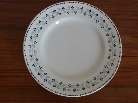 Plat à gâteau serviteur porte mendiants Moulin des Loups Orchies Trèfle