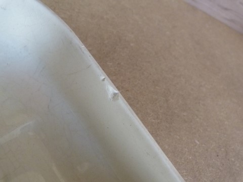 Ancien porte brosse à dents enfant ceramique