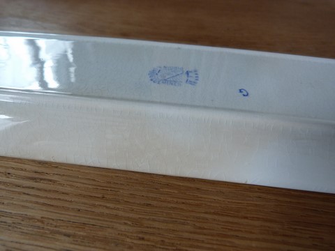 Porte peigne ancien Digoin Sarreguemines fin XIXè