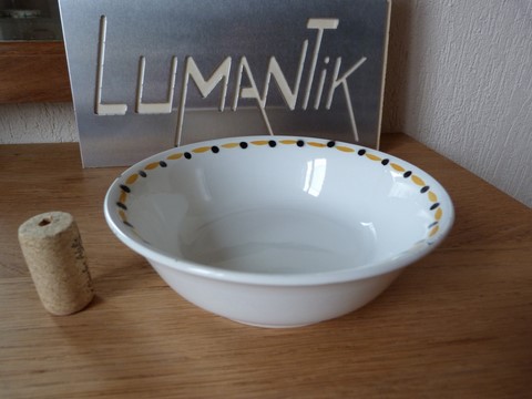 Ancien porte éponge, savon ou bol à barbe Digoin