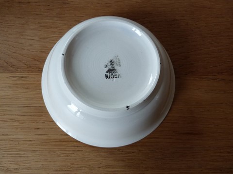 Ancien porte éponge, savon ou bol à barbe Digoin