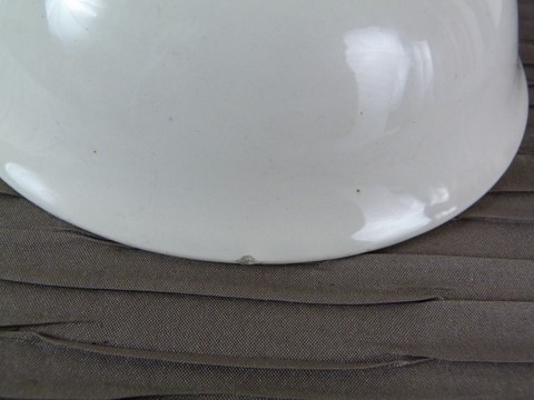 Ancien porte éponge bol à barbe céramique