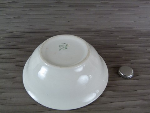 Porte éponge ancien bol à barbe St Amand Céranord