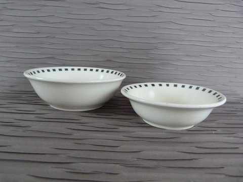 Lot ancien porte savon et bol à barbe faïence