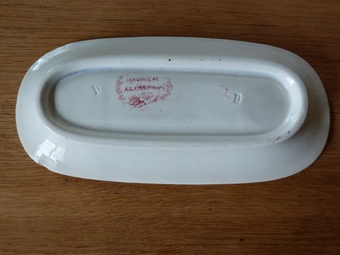 Porte peigne ancien St Amand Jardinière céramique