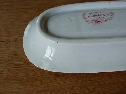 Porte peigne ancien St Amand Jardinière céramique