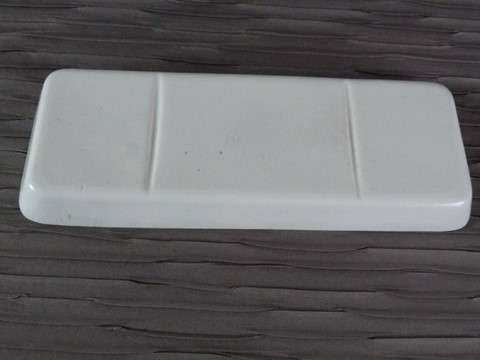 Lot ancien porte peigne et éponge céramique