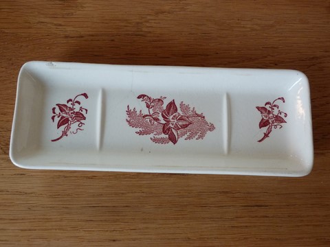 Ancien porte peigne céramique