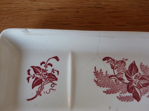 Ancien porte peigne céramique