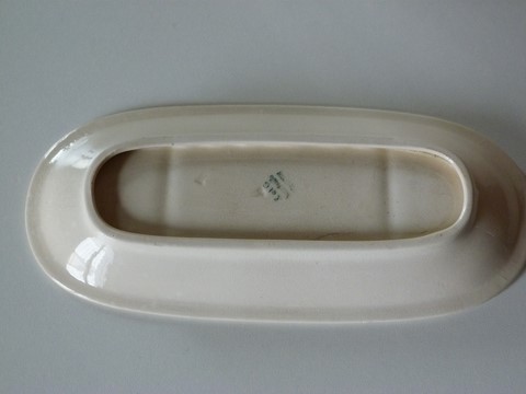 Ancien porte peigne faïence KG Lunéville XXème