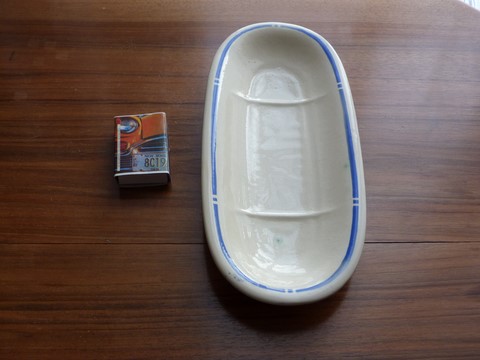 Ancien porte peigne KG Lunéville Les Roses