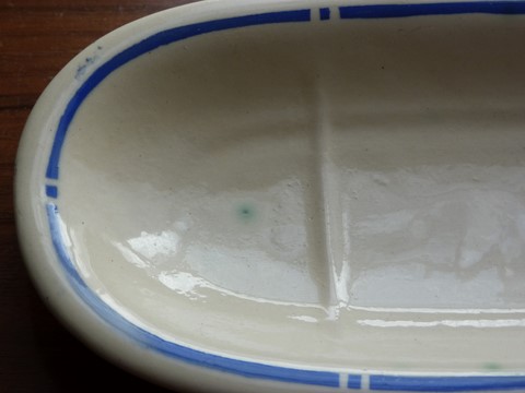 Ancien porte peigne KG Lunéville Les Roses