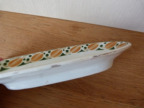 Ancien porte peigne céramique KG Lunéville Marocain