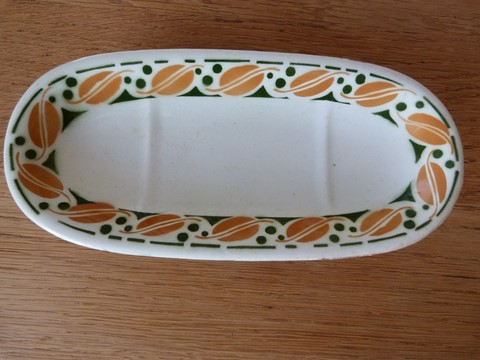 Ancien porte peigne céramique KG Lunéville Marocain