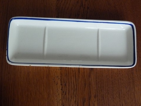 Ancien porte peigne ceramique faïence