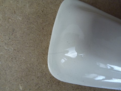 Porte peigne ancien céramique Longchamp Carmen art nouveau