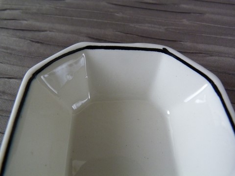 Ancien porte peigne DITMAR URBACH céramique  tchécoslovaquie