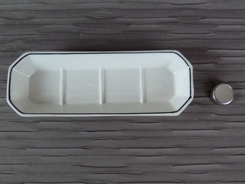 Ancien porte peigne DITMAR URBACH céramique  tchécoslovaquie