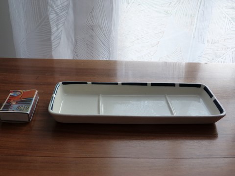 Ancien porte peigne rectangle vert