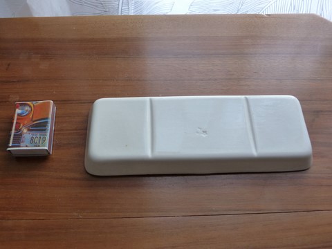 Ancien porte peigne rectangle vert