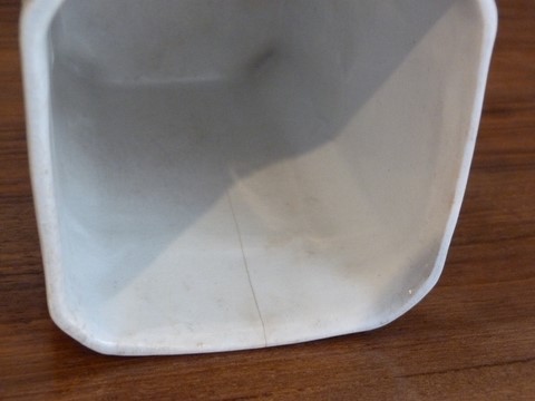 Ancien pot à épices Farine faïence St Amand nord