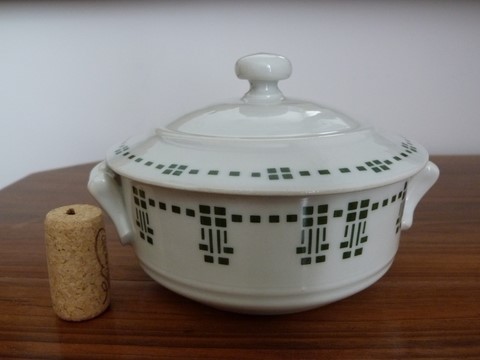 Ancien légumier petite soupière céramique St Uze