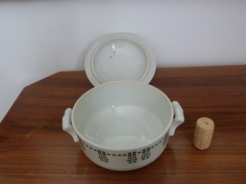 Ancien légumier petite soupière céramique St Uze