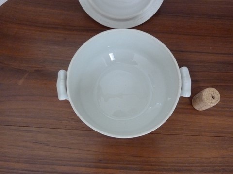 Ancien légumier petite soupière céramique St Uze