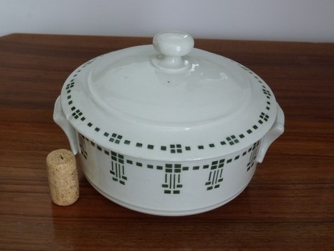 Ancien légumier petite soupière céramique St Uze