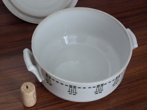 Ancien légumier petite soupière céramique St Uze