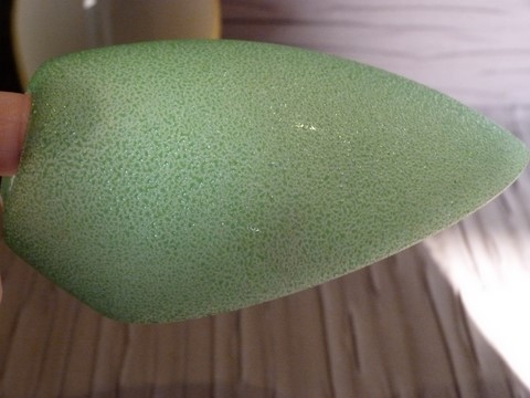 Tulipe unité verre granité tronqué 1950 stilnovo