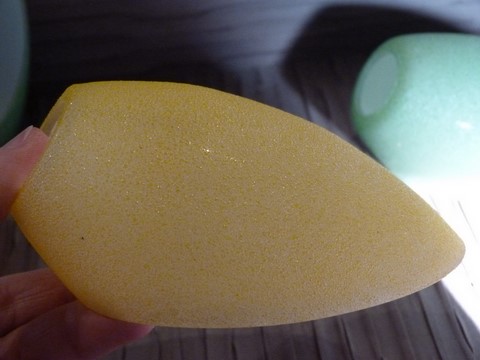 Tulipe unité verre granité tronqué 1950 stilnovo