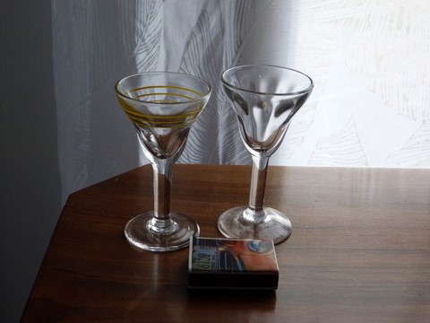 Anciens verres bistrot apéritif liqueur lot de 11