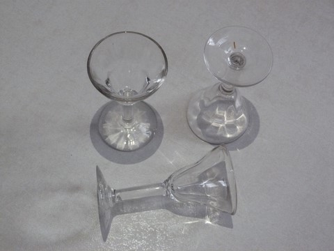 Anciens verres bistrot apéritif liqueur lot de 11