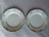 Assiettes anciennes lot 2 Moulin des Loups Hamage Moderne