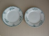 Lot 2 assiettes plates anciennes St Amand 4003  